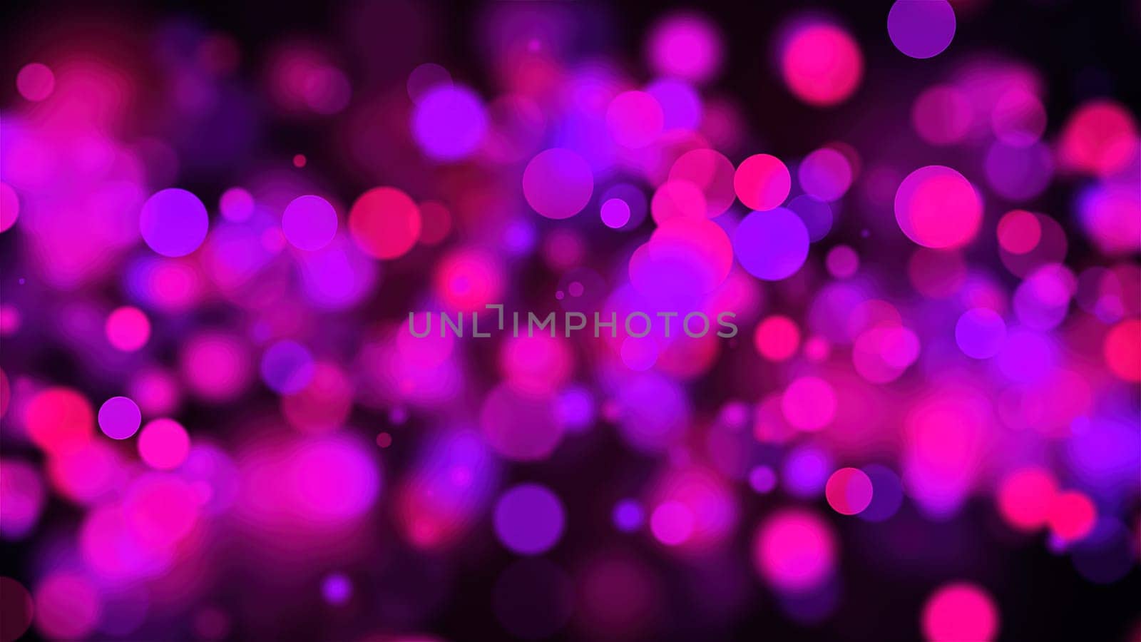 Abstract violet bokeh. Computer generated 3d render