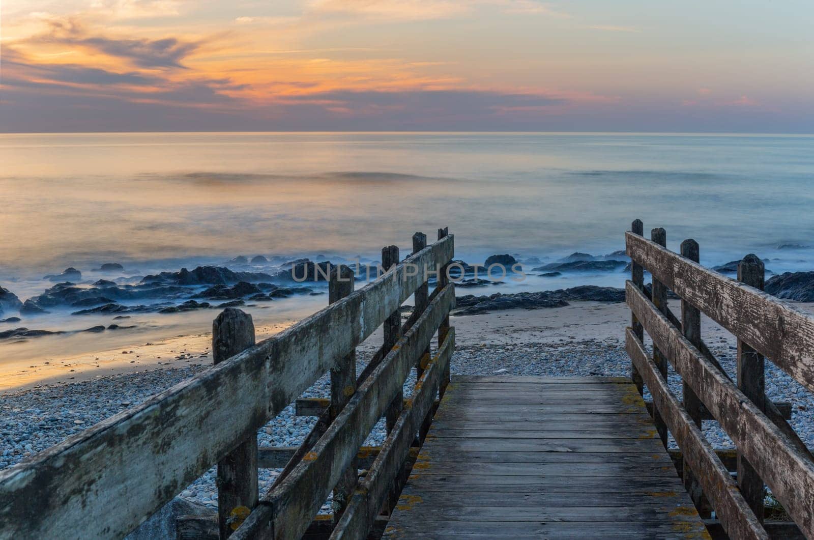 long exposure at the ocean in Cepaes, Esposende, north of Portugal