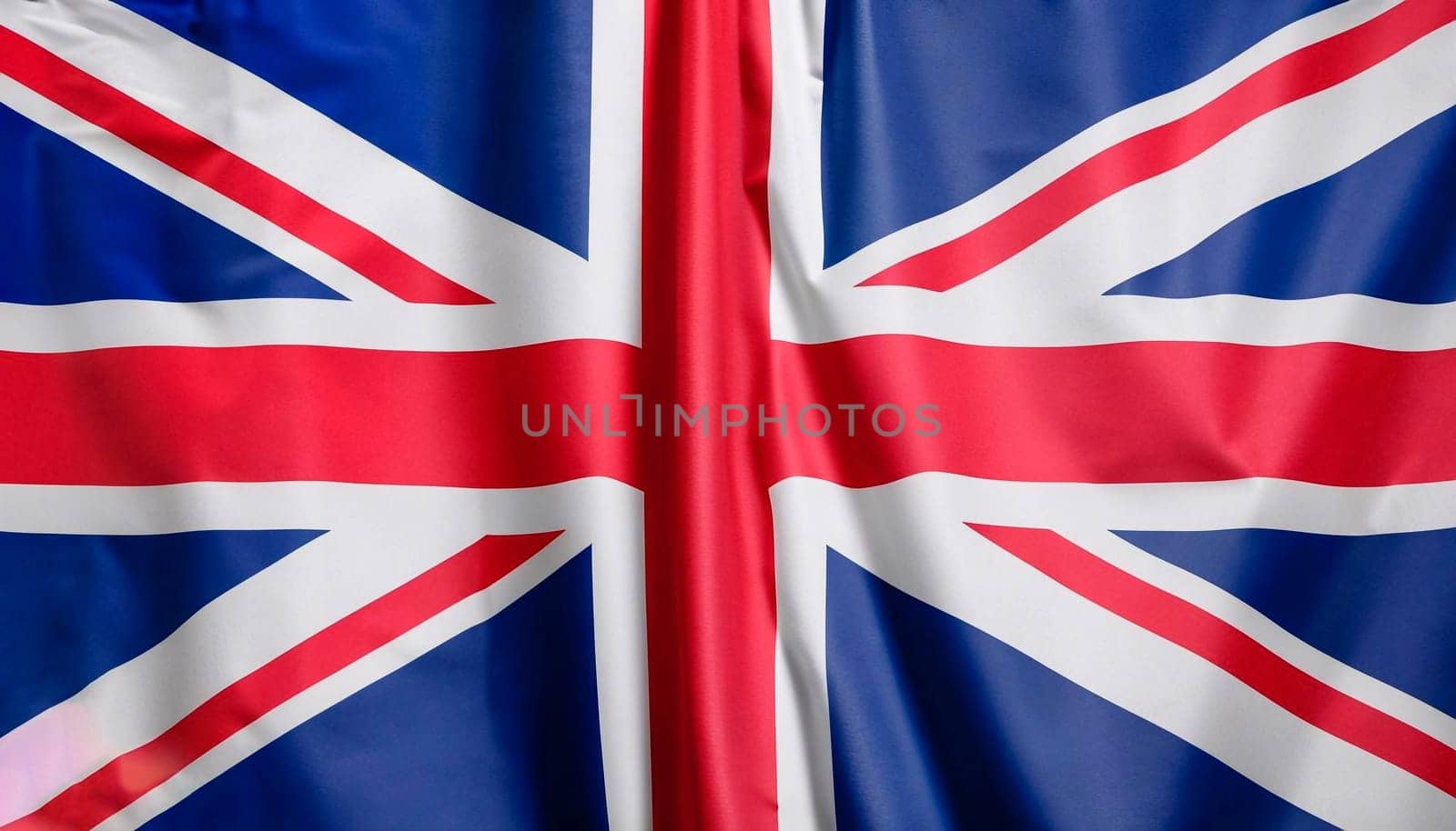 Waving national flag of Great Britain