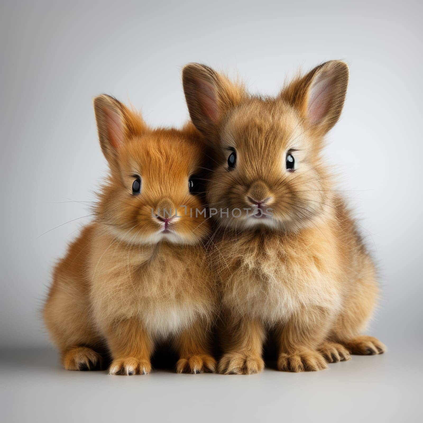 Cute little bunnies. Generative AI