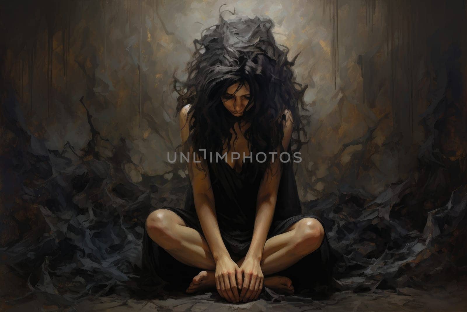Depression and anxiety states. Generative AI