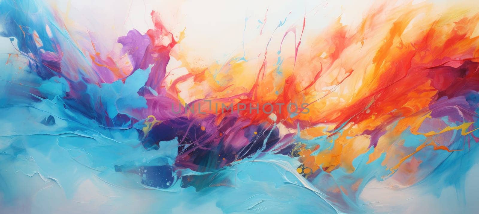 Abstract colorful background. Generative AI