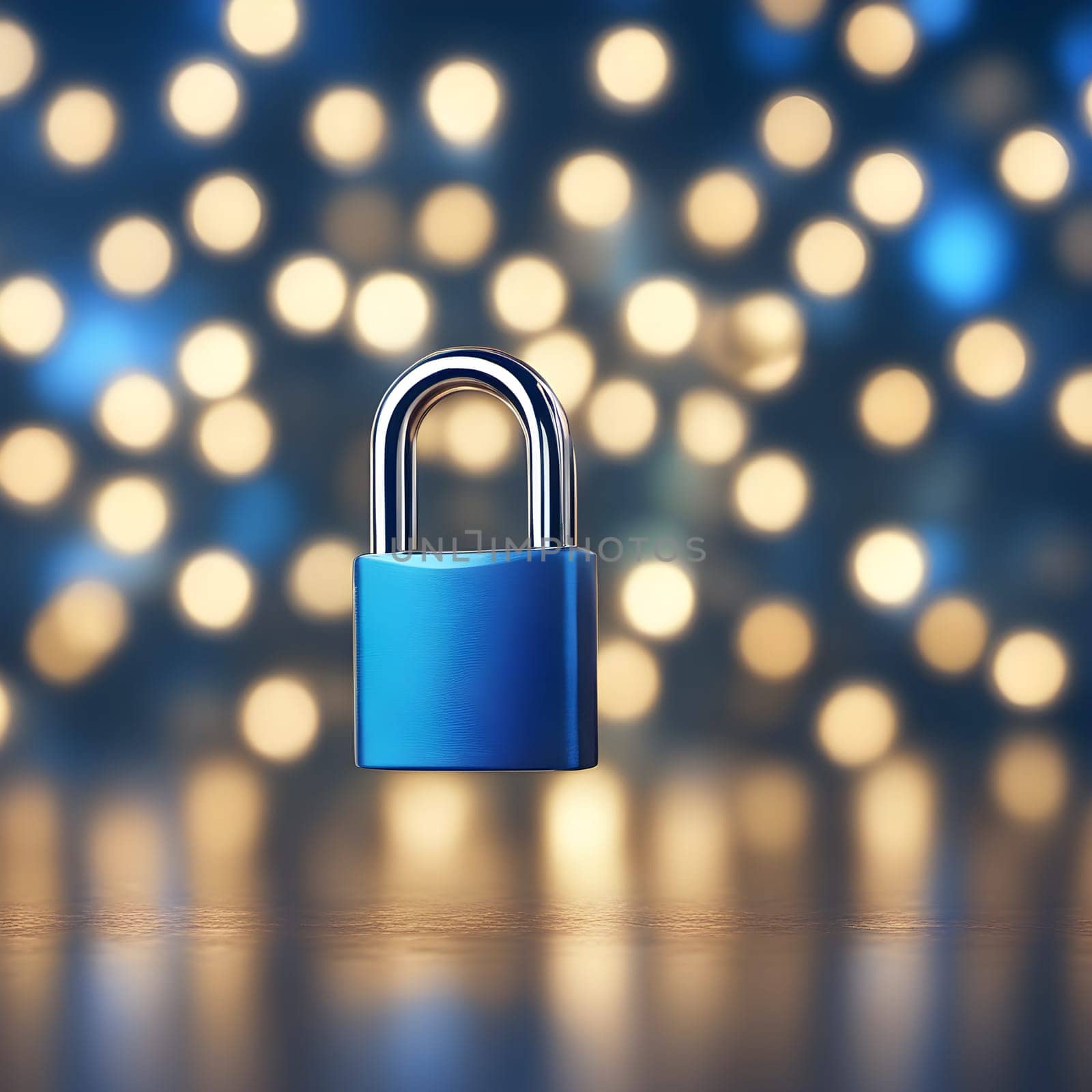 a padlock - symbolphoto for security - Ai generated