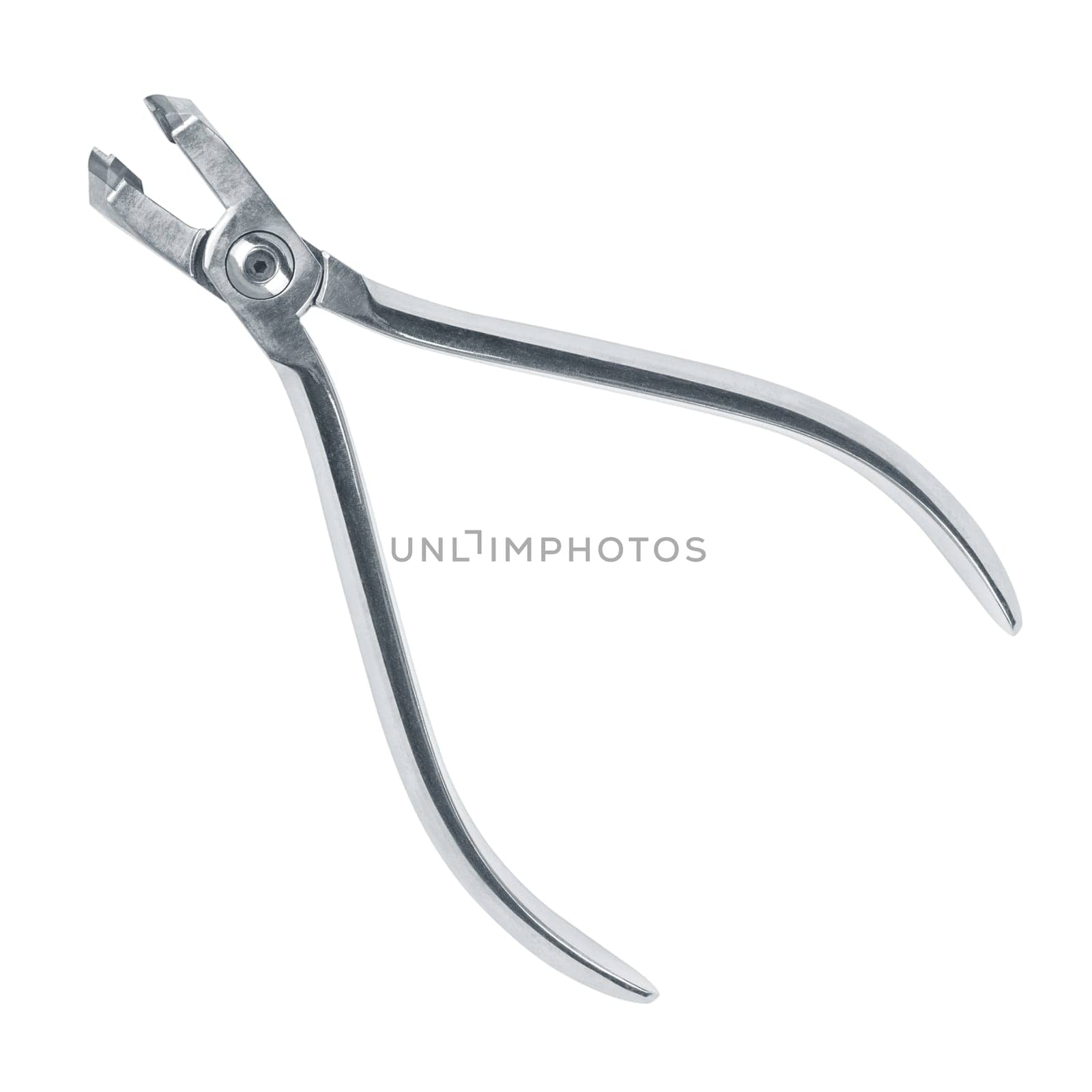 Dental pliers tool, isolated on white background