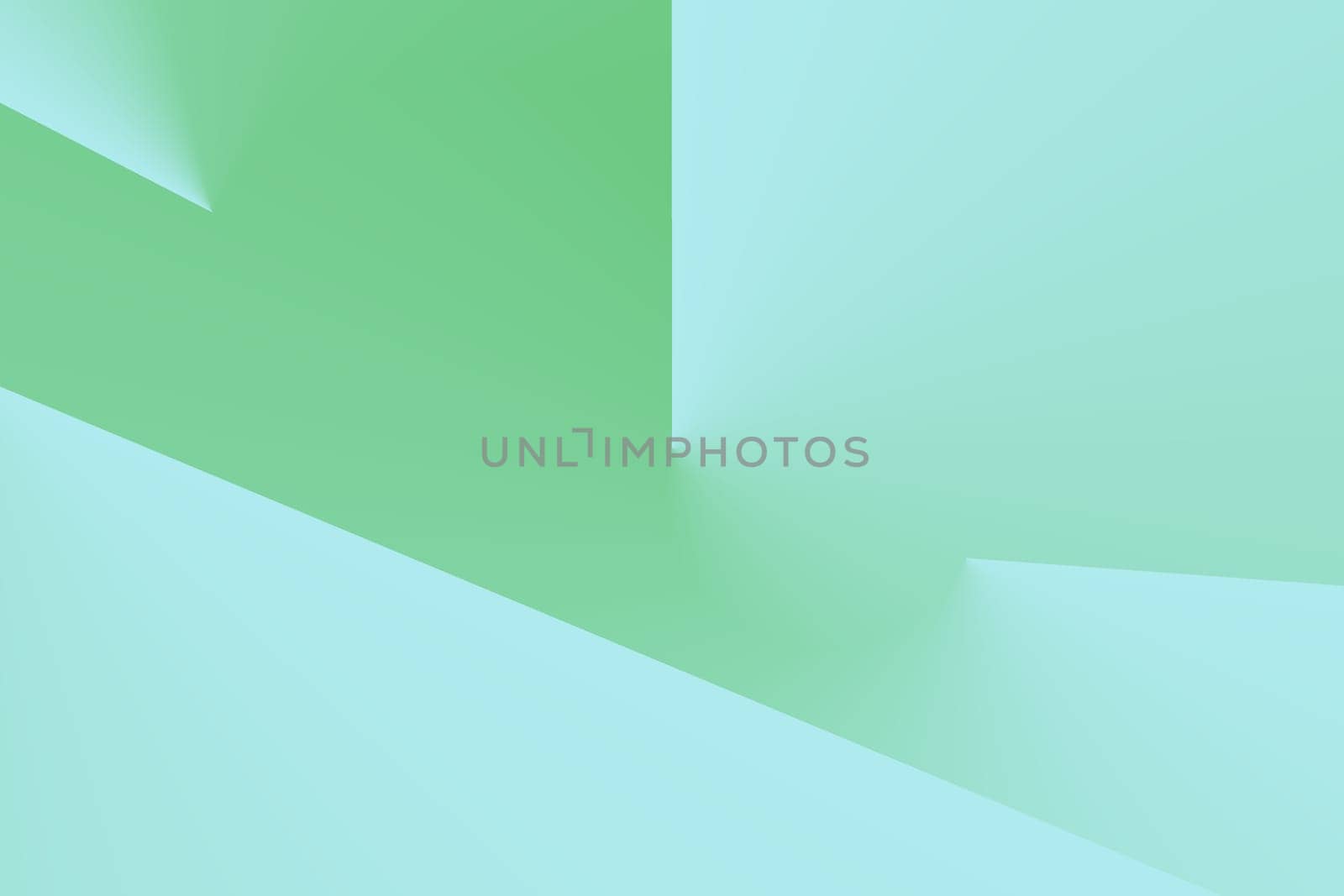 Abstract green background with gradient and smooth transitions, smooth lines