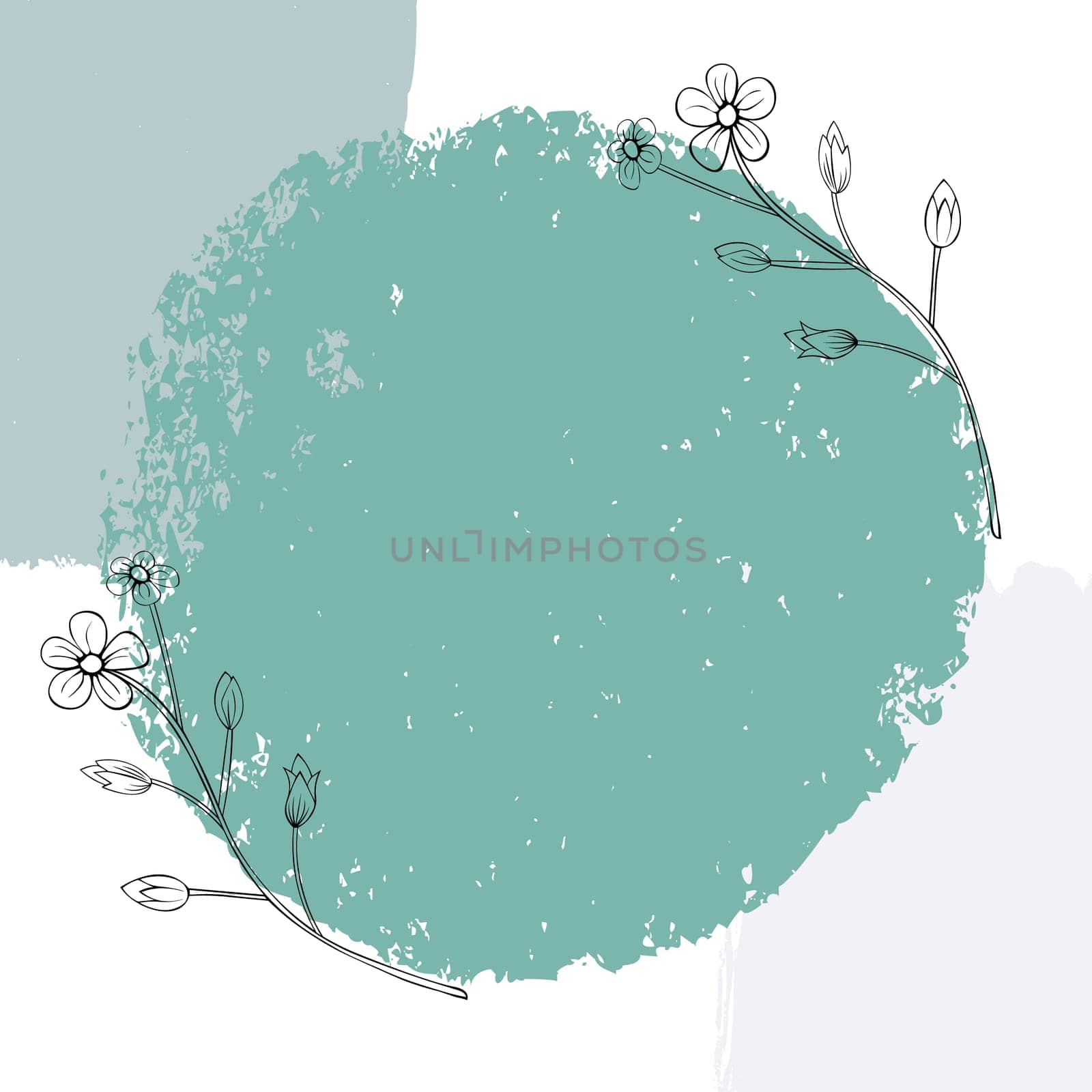 Abstract background.Luxury minimal style wallpaper with line art flower and botanical leaves,Organic splashes