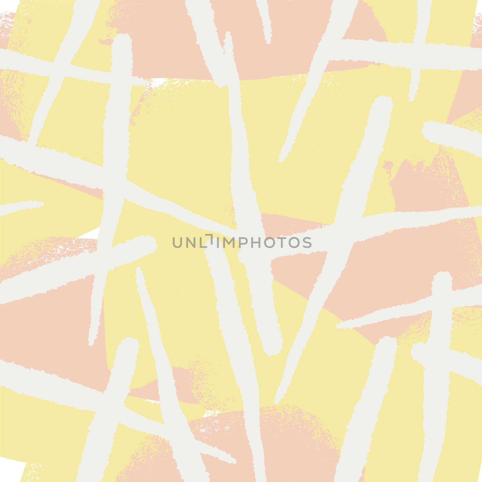 Vector multicolor seamless pattern from pink,yellow, white blots. Free form abstract spots
