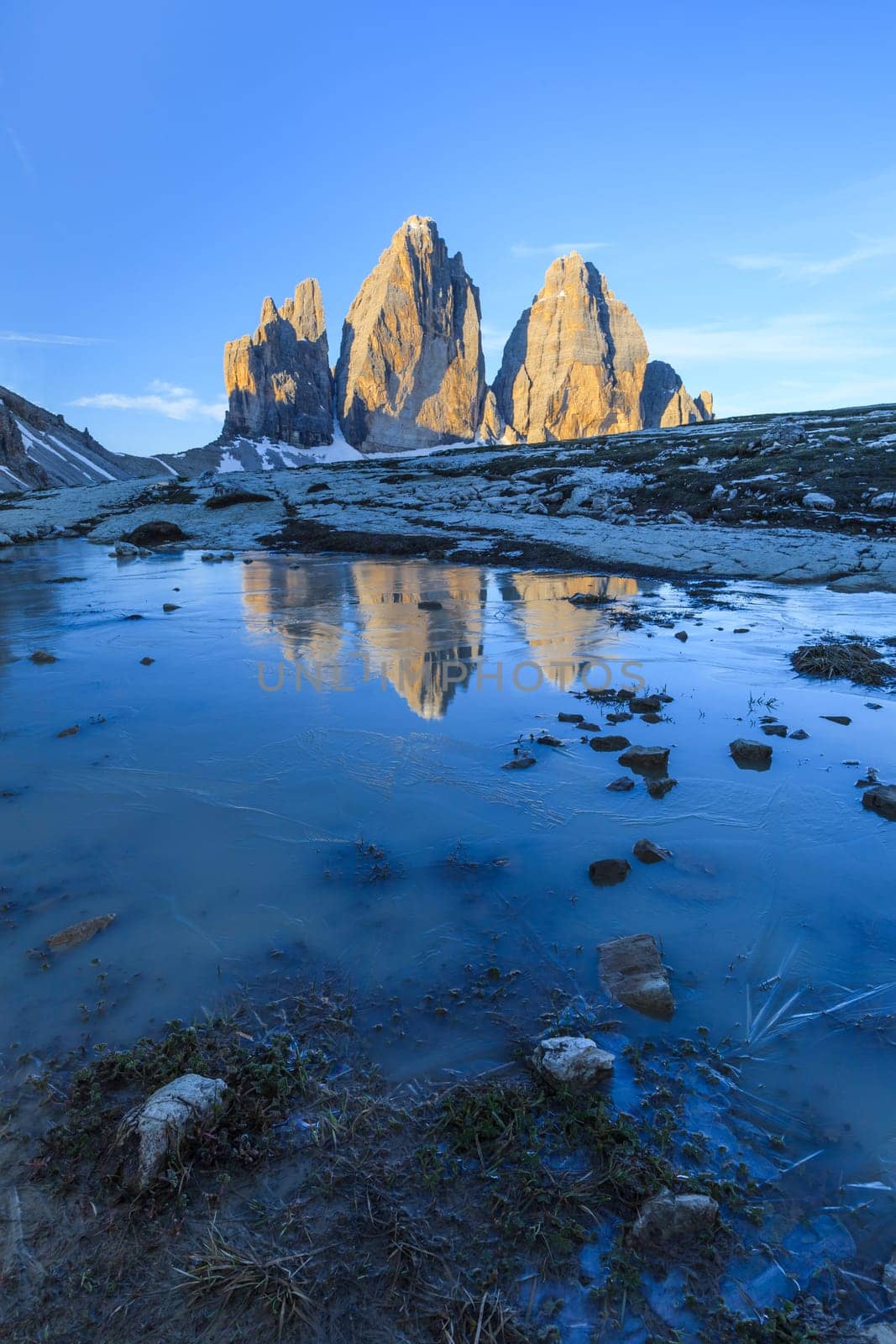 Tre cime di Lavaredo. Dolomite Alps, Italy