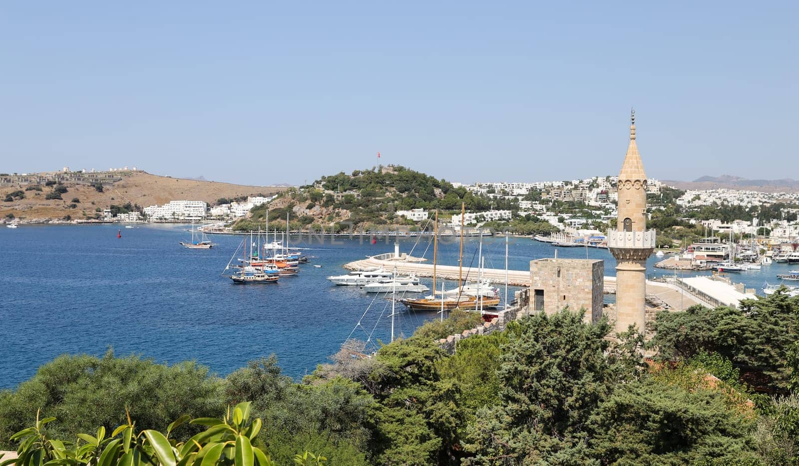 Bodrum Town in Mugla City, Aegean Turkey