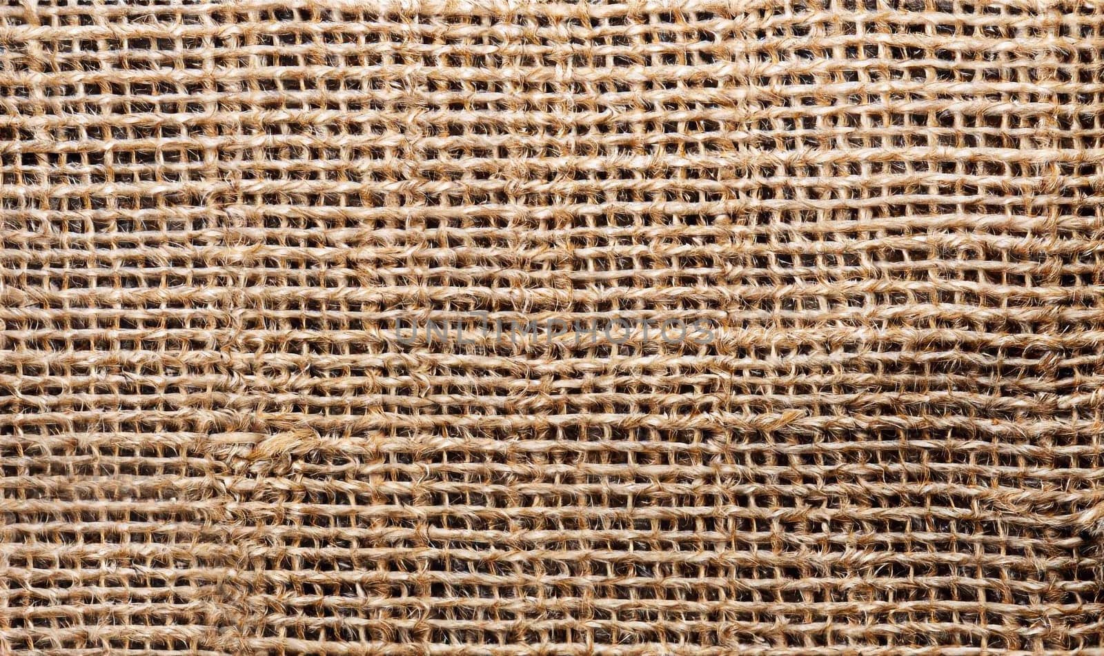 Brown linen old fabric texture or background
