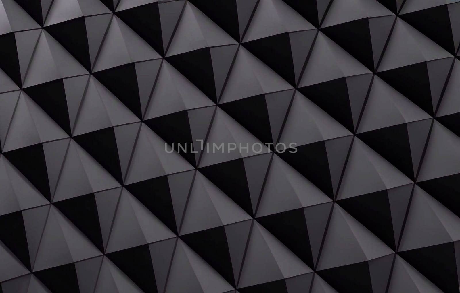 Composition with black geometric shapes, abstract background