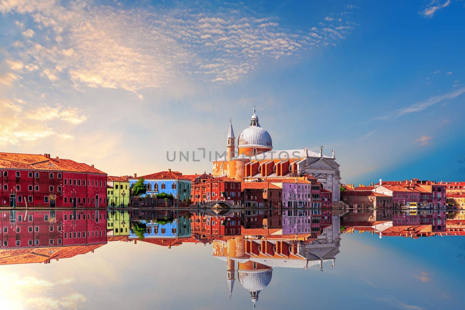 Il Redentore Church in Guidecca Island, Venice, Italy.