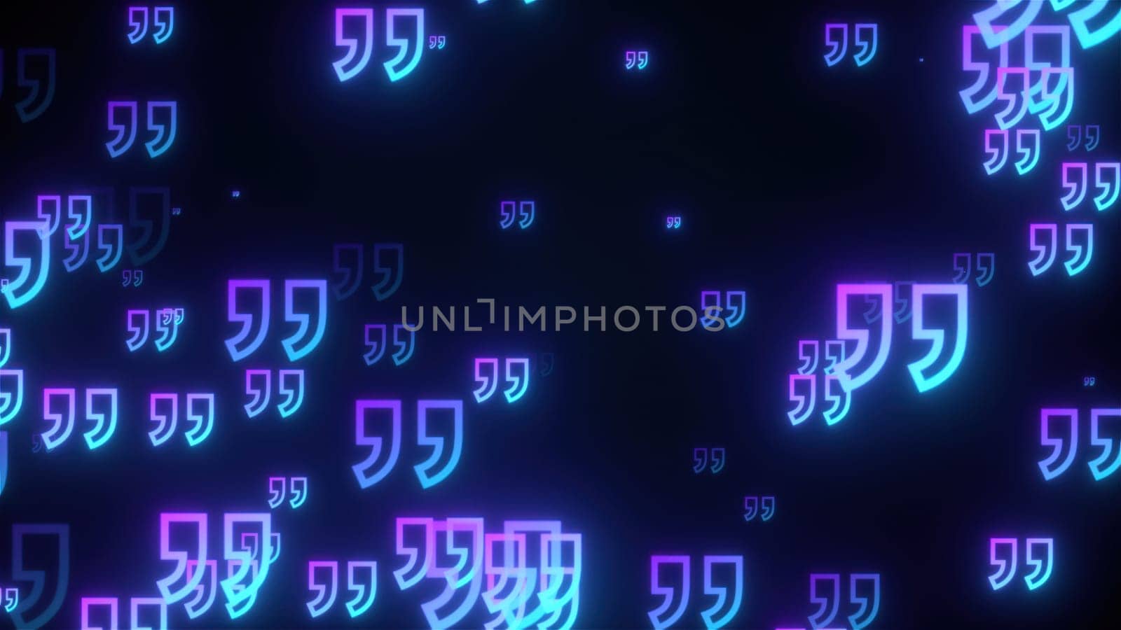 Glowing quote icons. Computer generated 3d render,Glowing quote icons. Computer generated 3d render