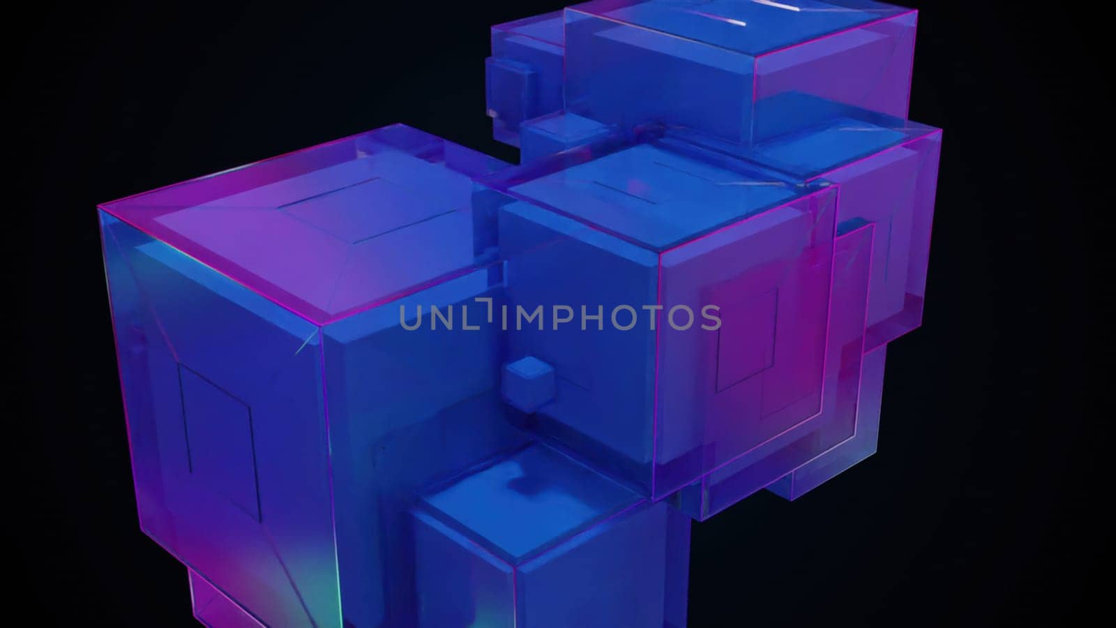 Glass digital cubes. Computer generated 3d render,Glass digital cubes. Computer generated 3d render