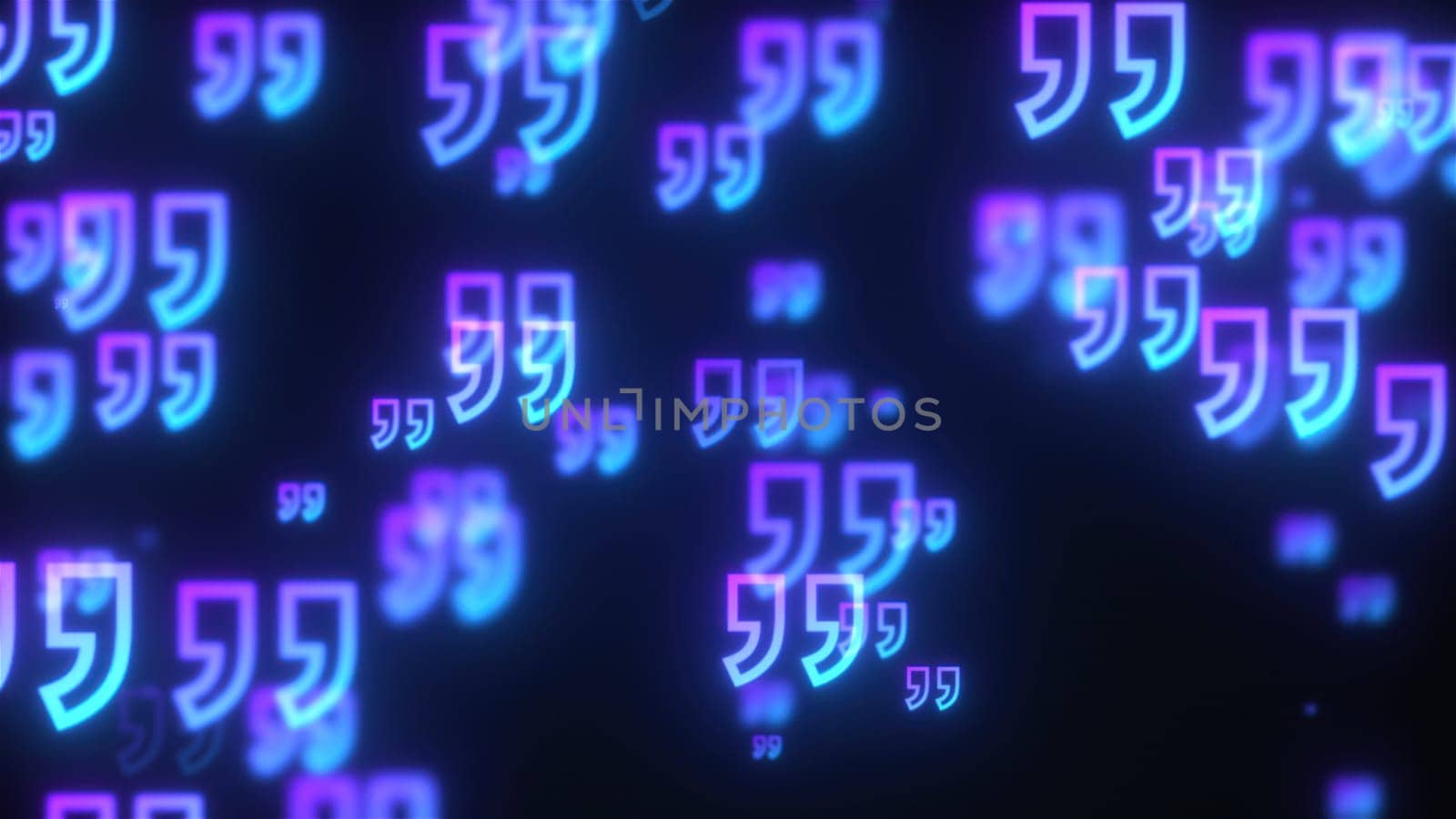 Glowing quote icons. Computer generated 3d render,Glowing quote icons. Computer generated 3d render