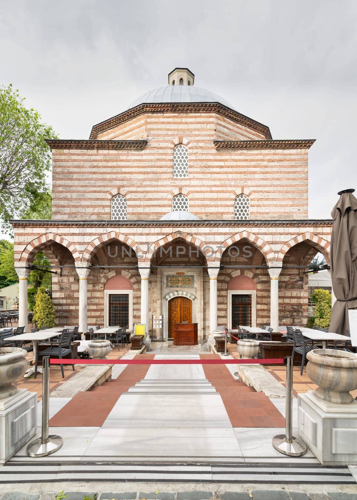 Hagia Sophia Hurrem Sultan Bathhouse, or Ayasofya Hurrem Sultan Hamami, a sixteenth-century traditional ottoman Turkish bath, or hamam, located in Sultanahmet Square, Istanbul, Turkey