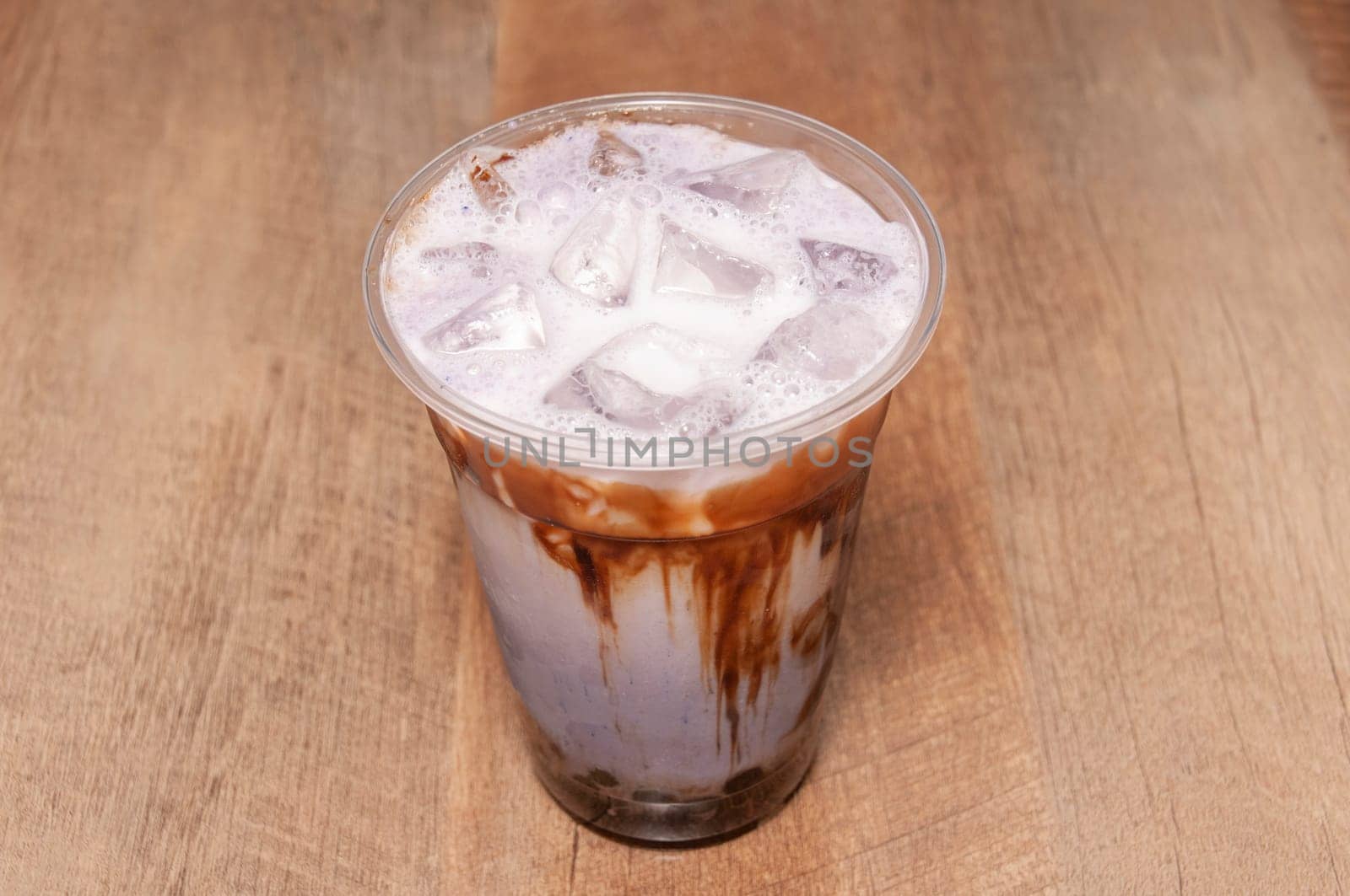 A delicious Strawberry Chocolate Smoothie or daiquiri