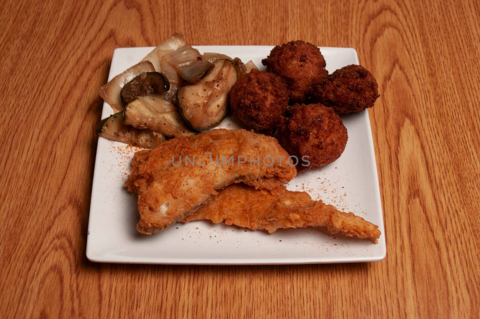 Delicious traditional cuisine known best as fried whiting
