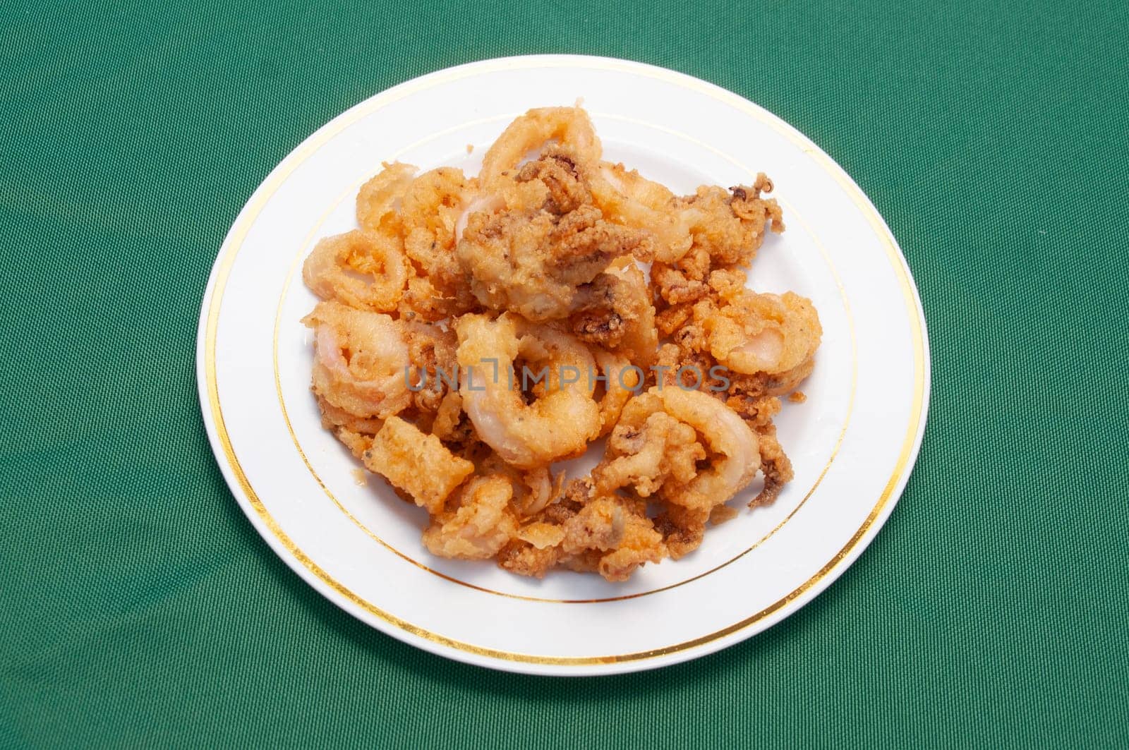 seafood delicacy known as fried calamari rings