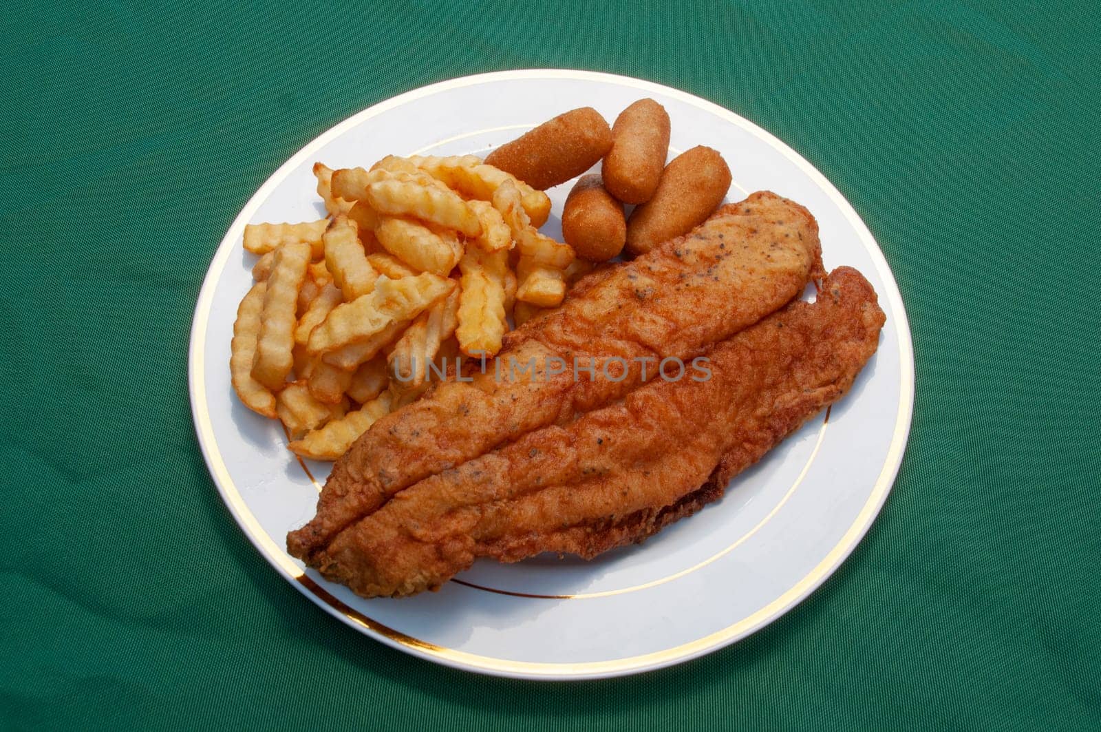Delicious traditional cuisine known best as fried fish
