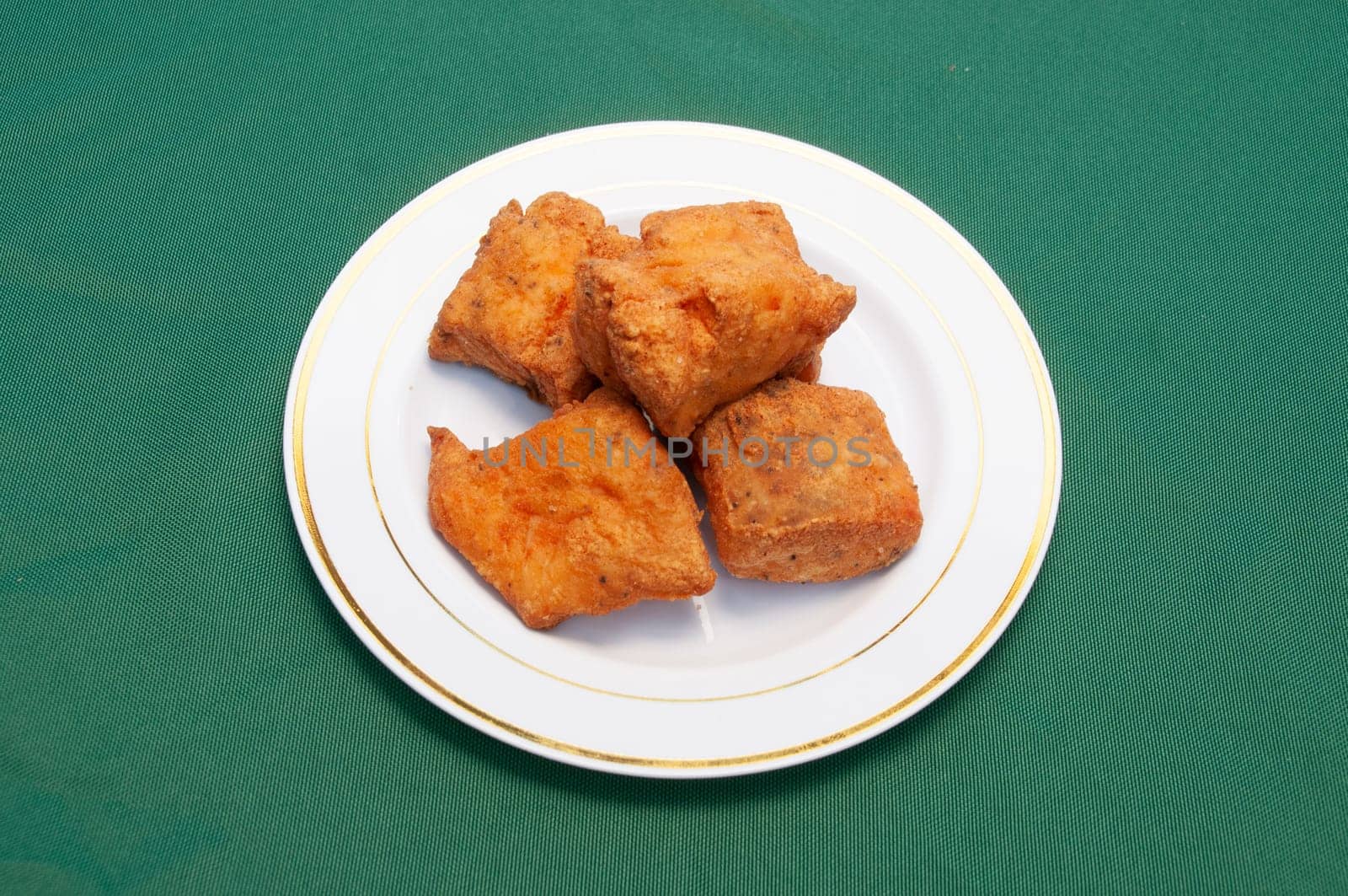 Delicious American cuisine known as fresh salmon bites