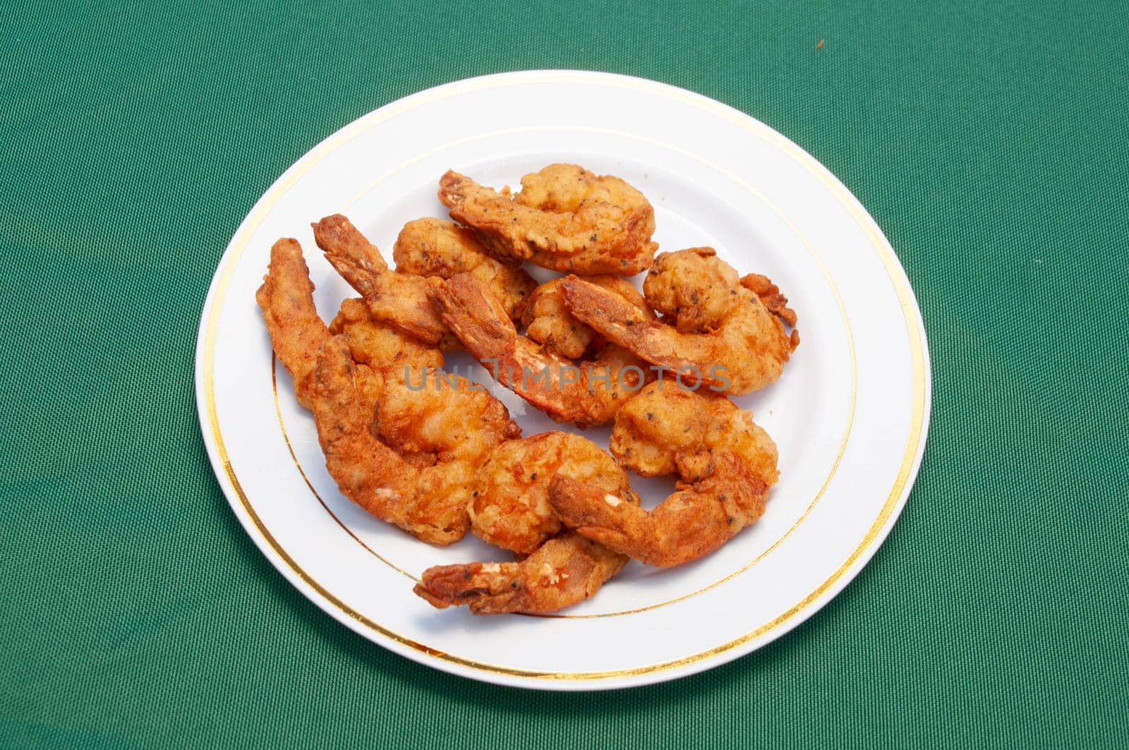 Delicious fried seafood best known as shrimp