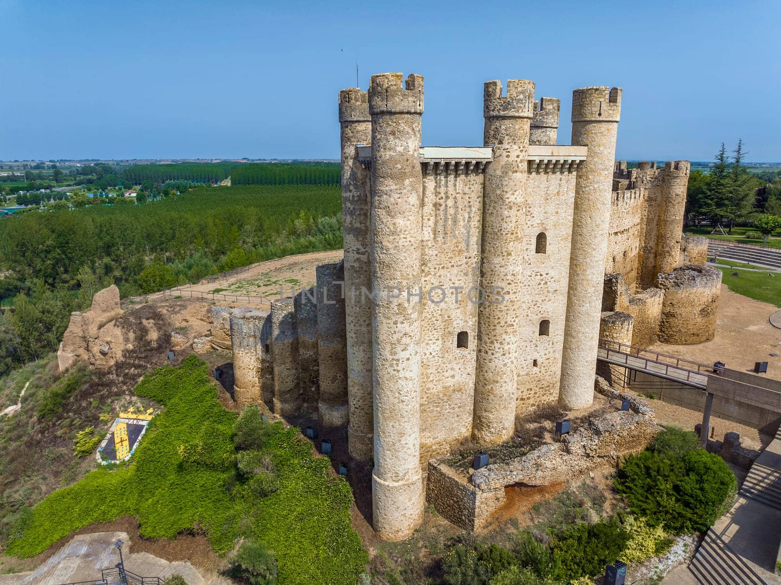Castle at Valencia de Don Juan, Castilla y Leon, Spain