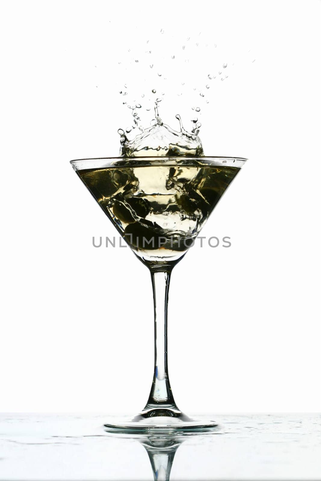 martini glass splash bar background