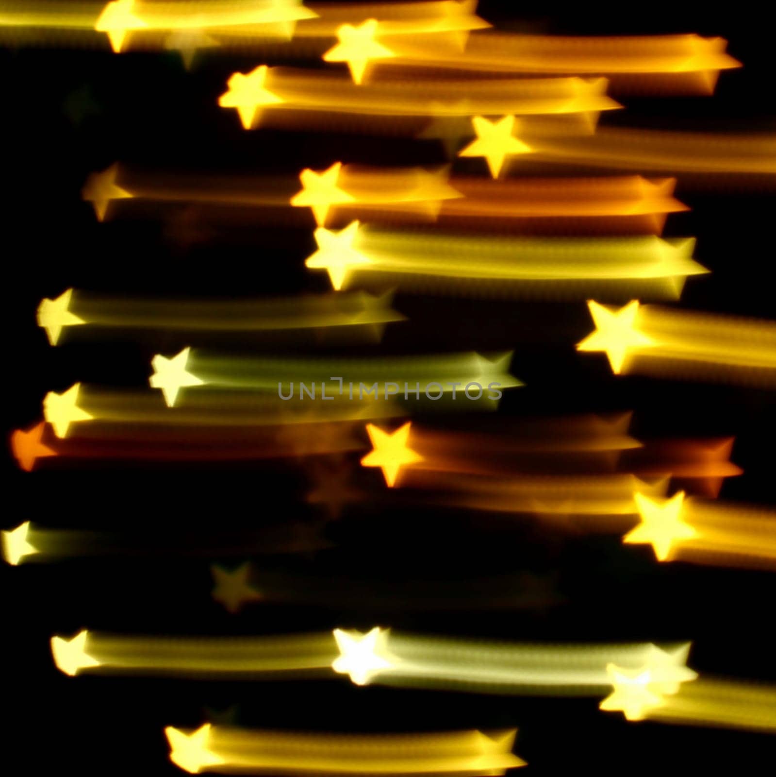 abstract disco colored stars - blurred motion background