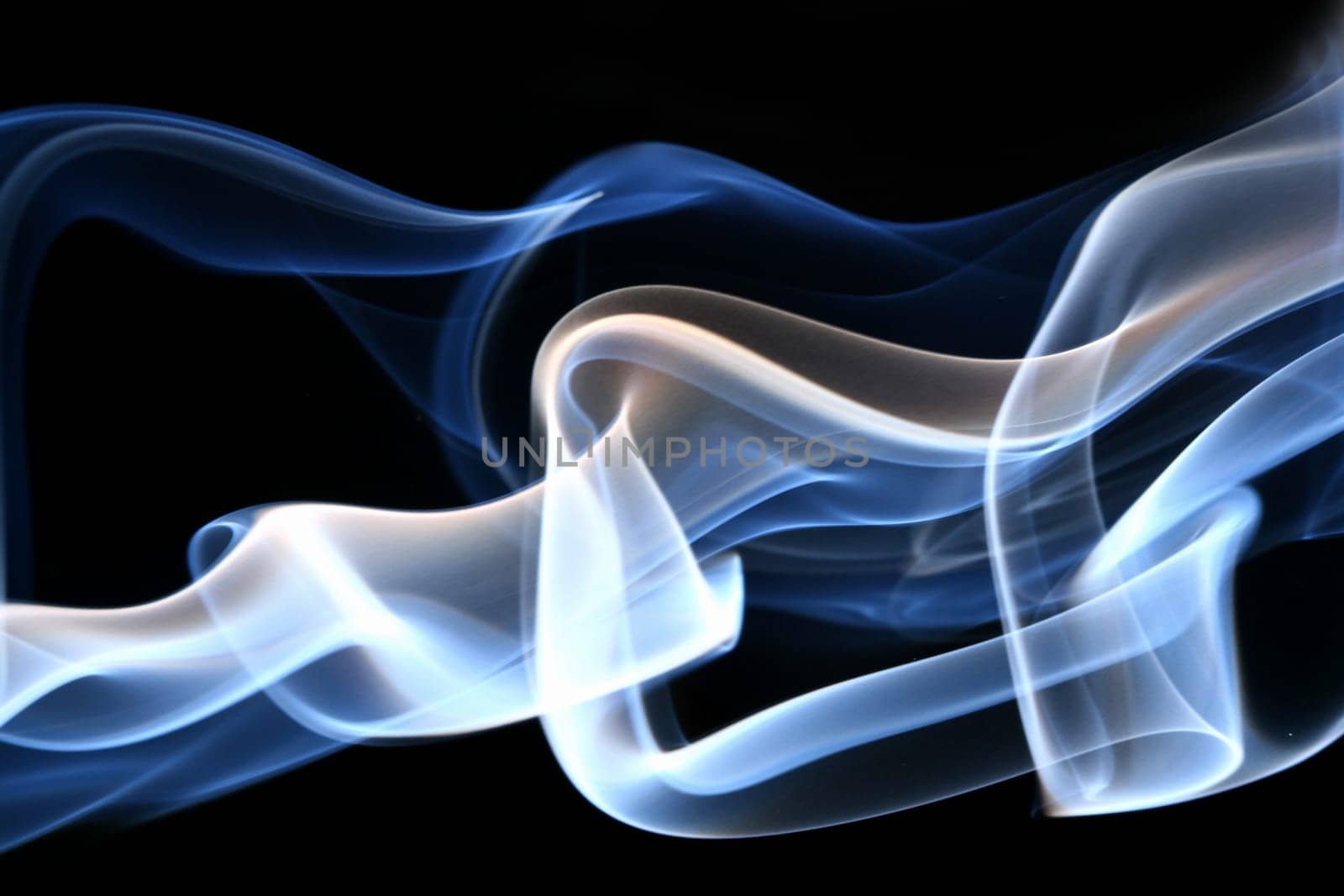 blue smoke - abstract background close up