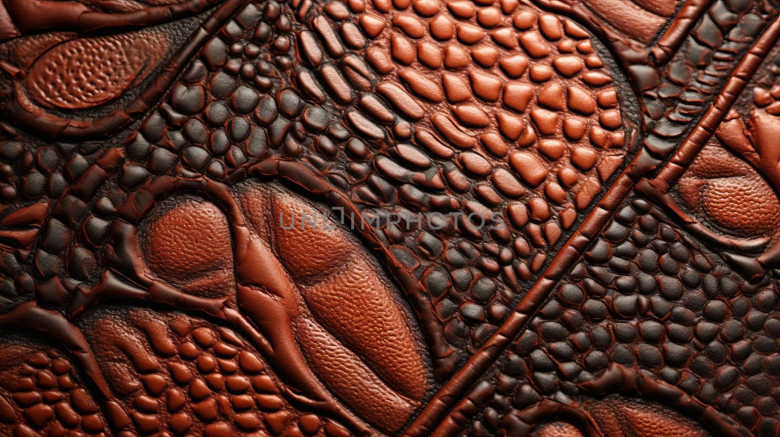 A close up view of a leather texture