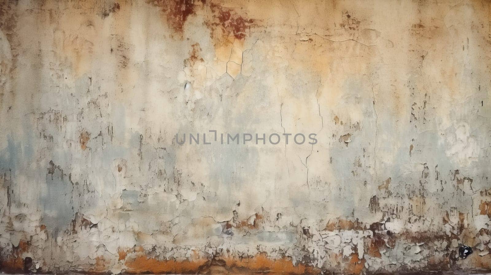 A dirty wall with some rust on it