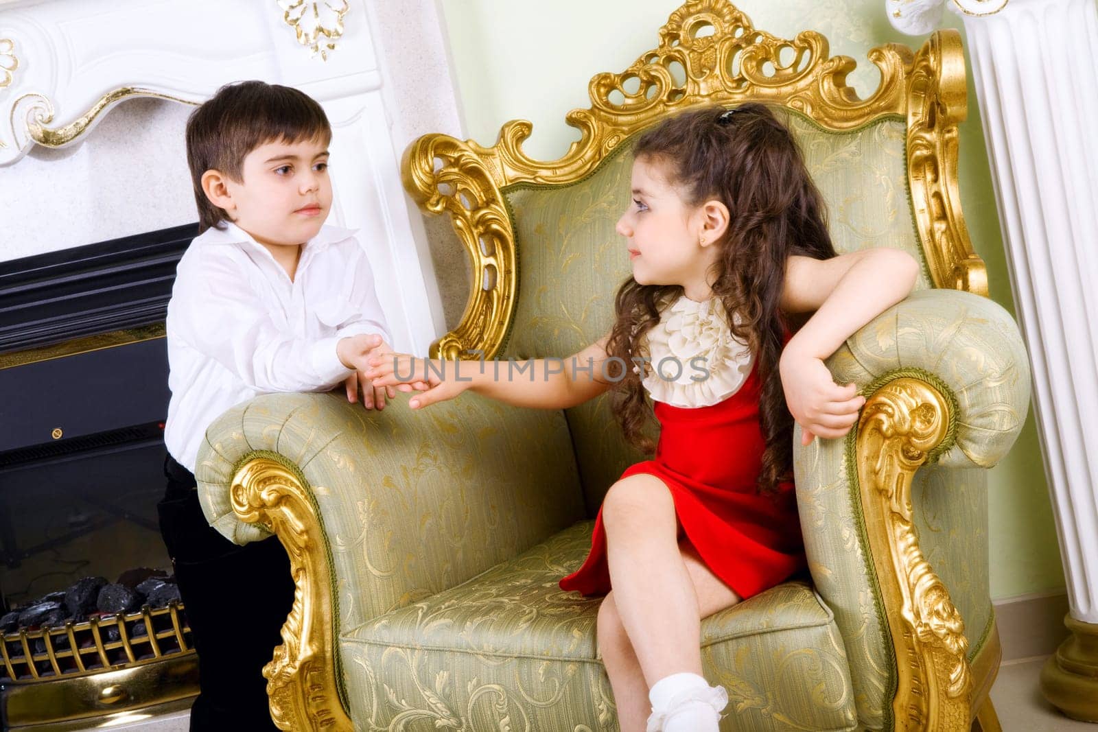 boy and girl in the room