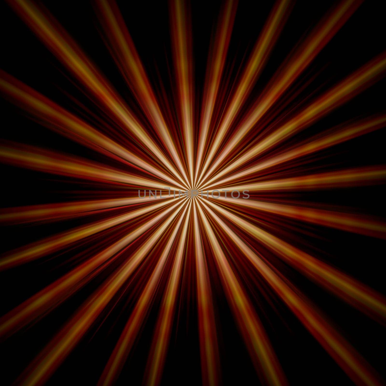 Radial zoom burst of energy, abstract background illustration