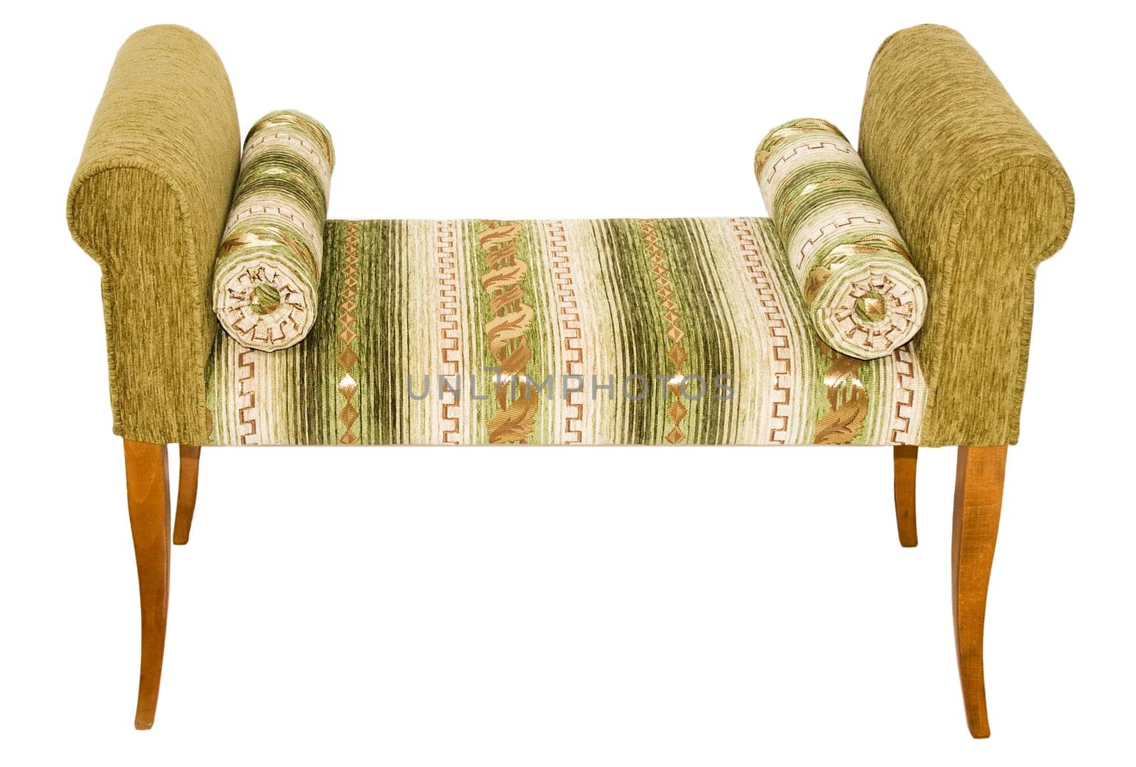 A banquette isolated on a white background