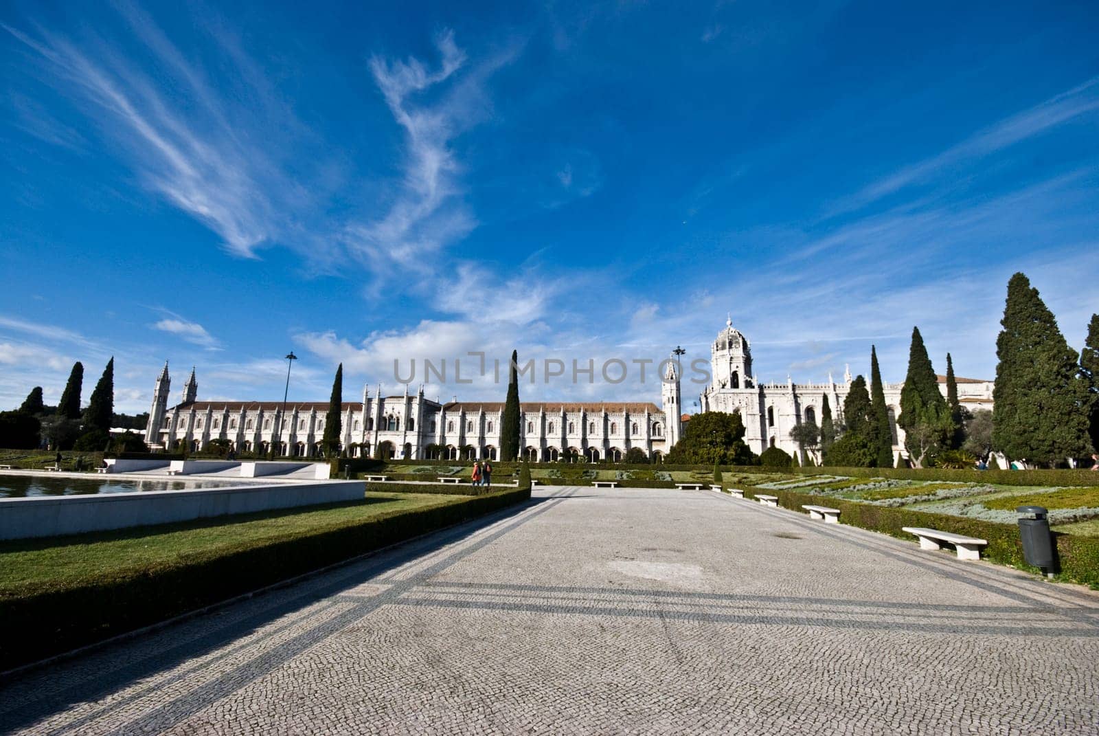 famous Mosteiro dos Jeronimos in Belem, Lisbon