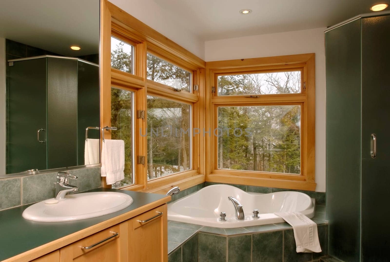 Bathroom in a new cottage