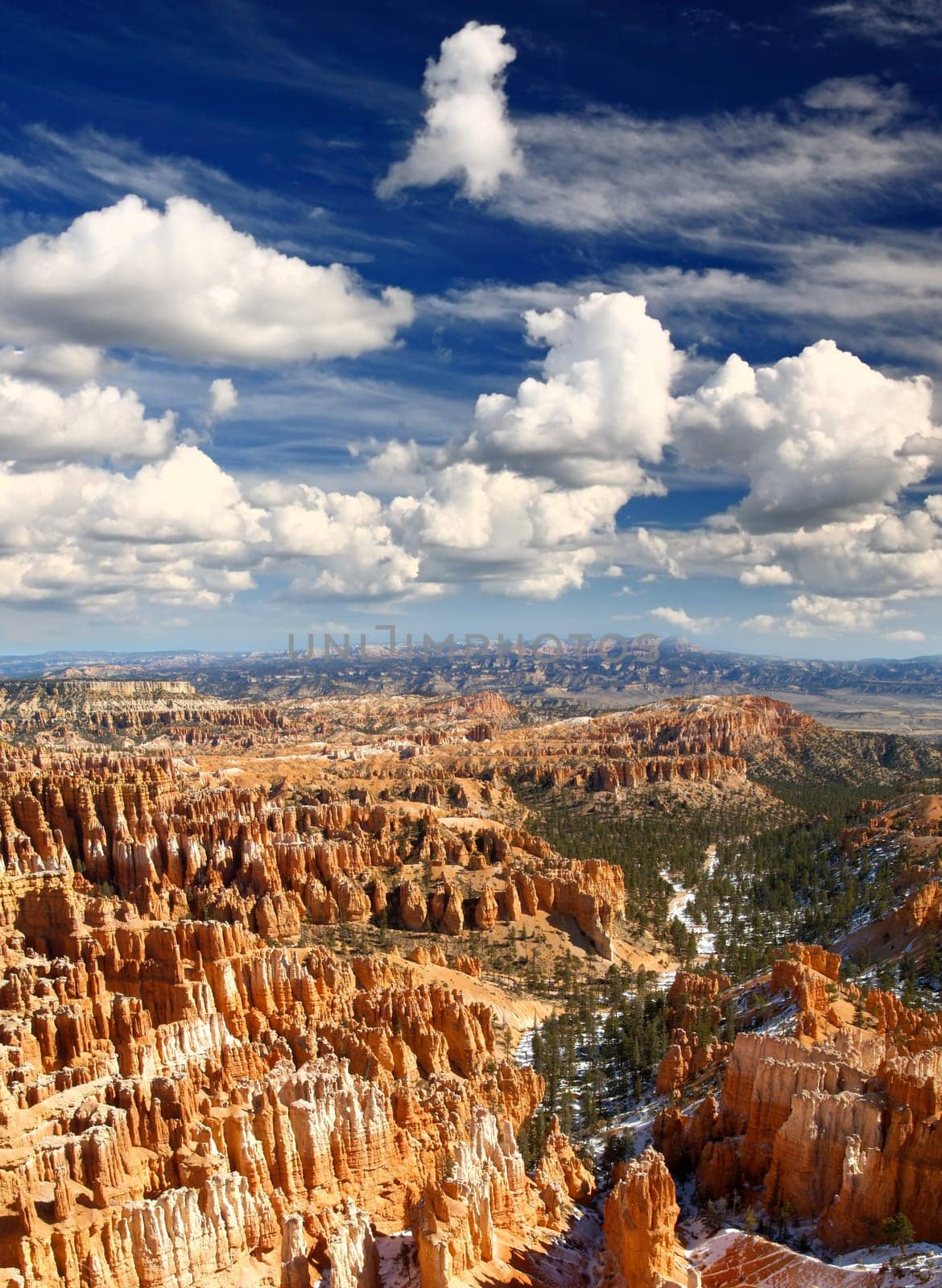 The Bryce Canyon National Park in Utah USA