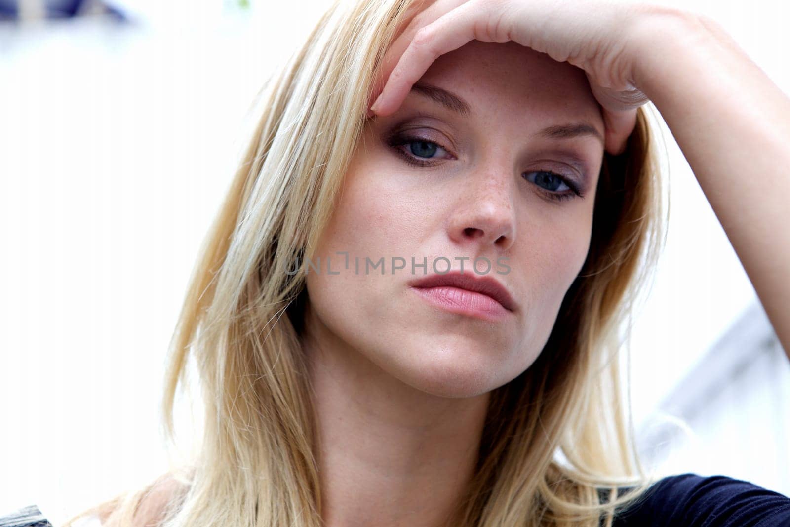 Unhappy Depressed Woman