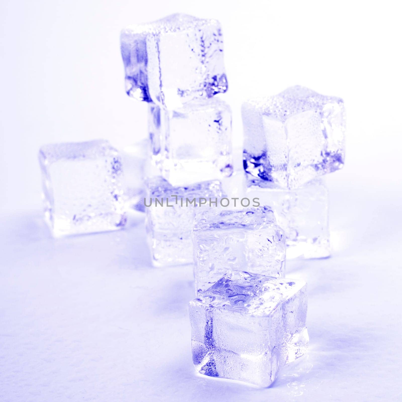stack of ice cubes