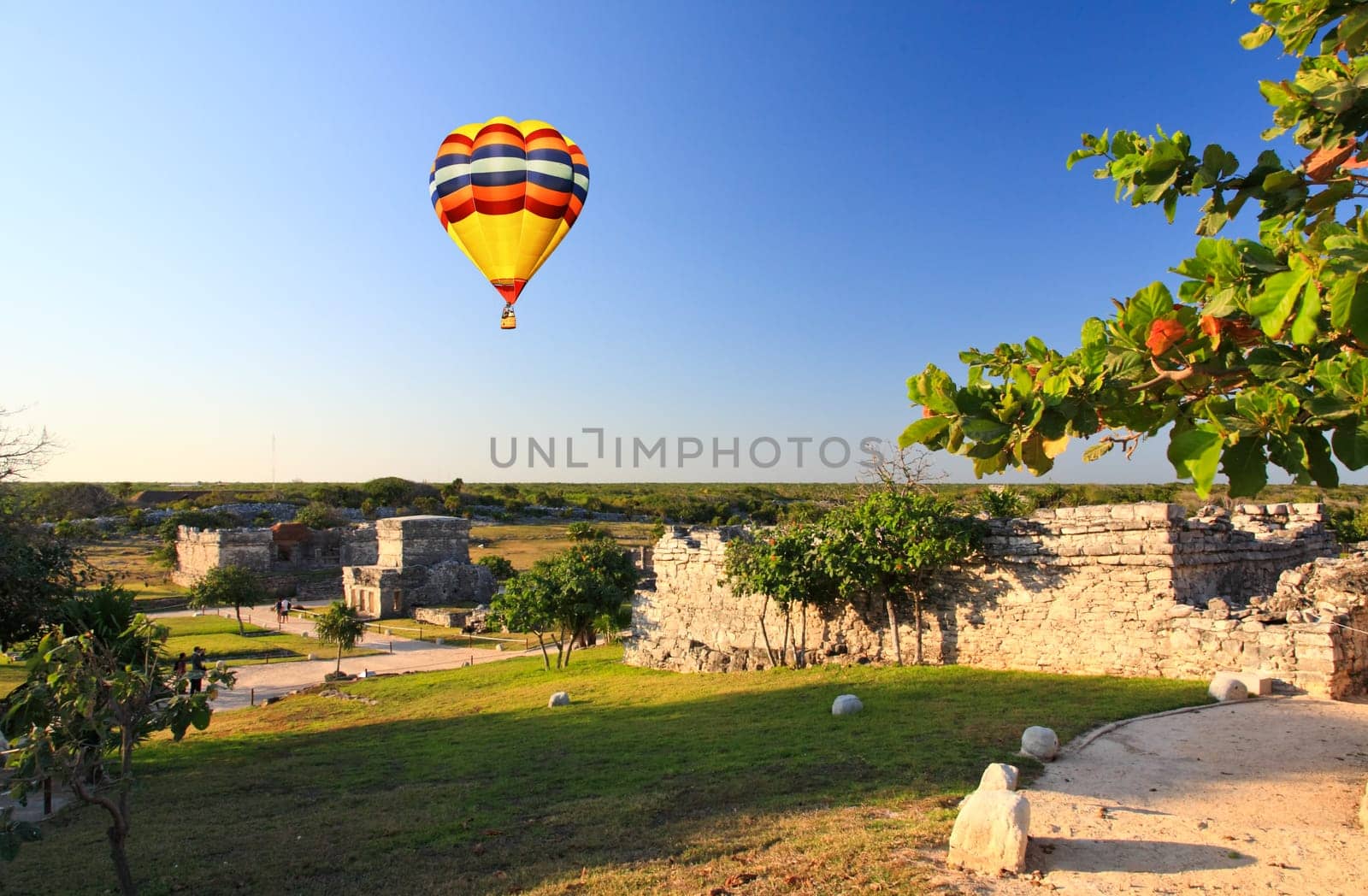 Tulum the one of most famous landmark in the Maya World near Cancun Mexico
