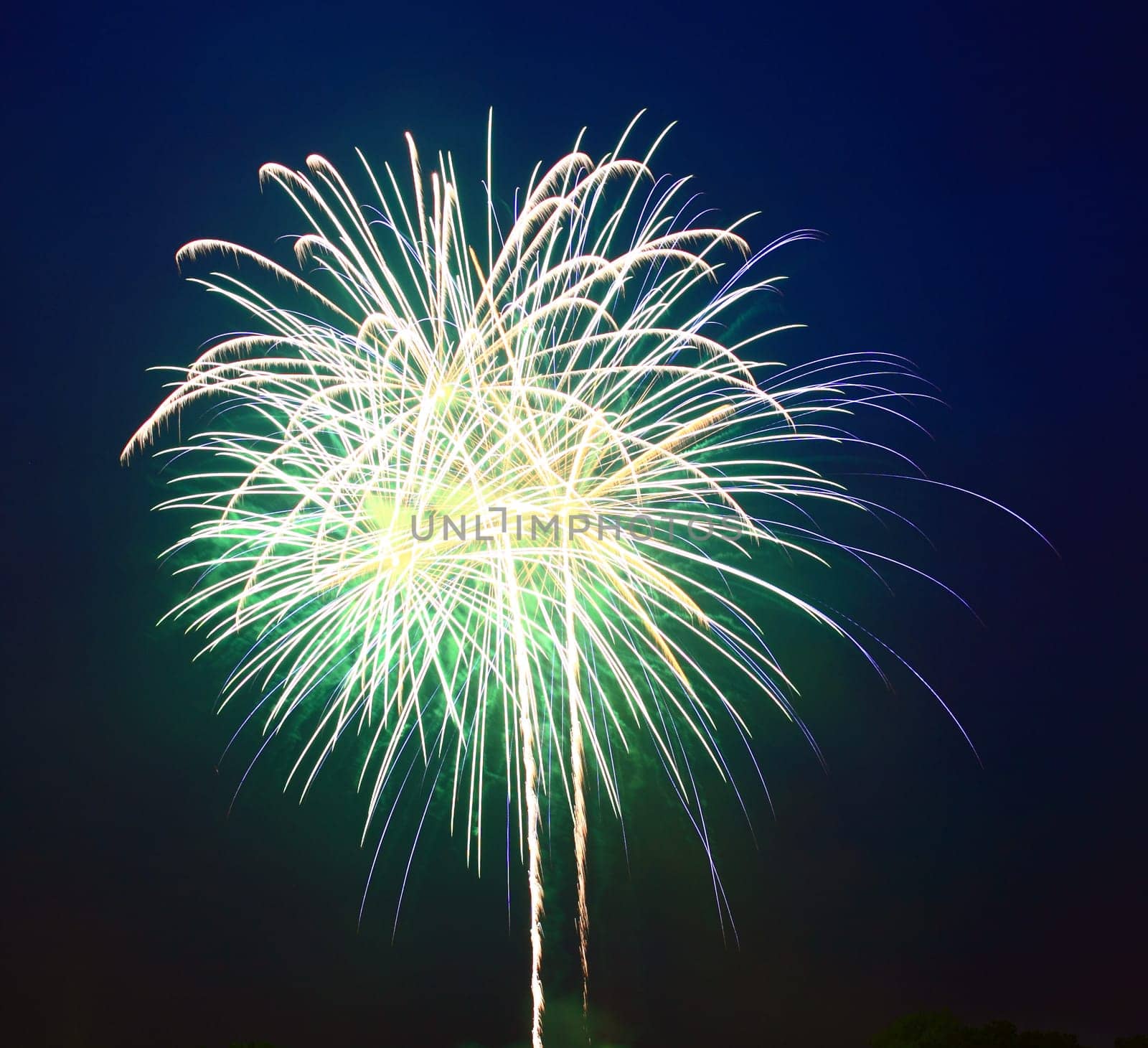 The July 4th fireworks in New Jersey