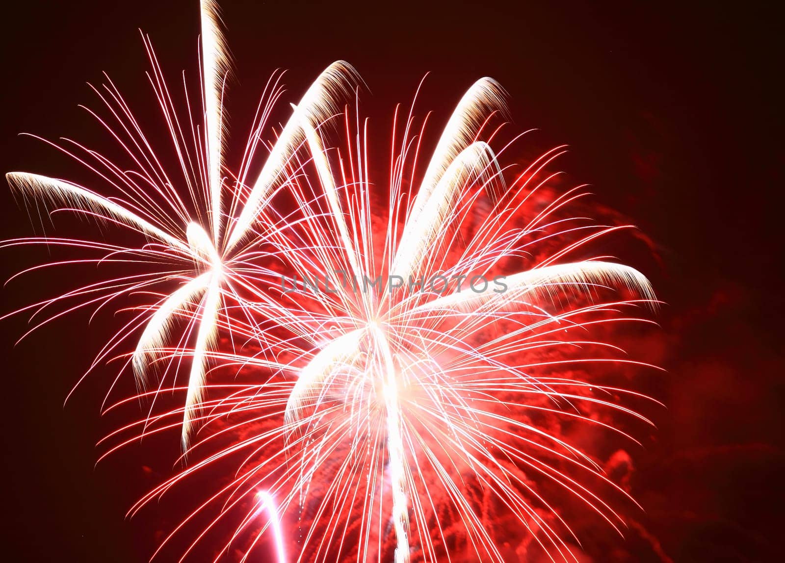 The July 4th fireworks in New Jersey
