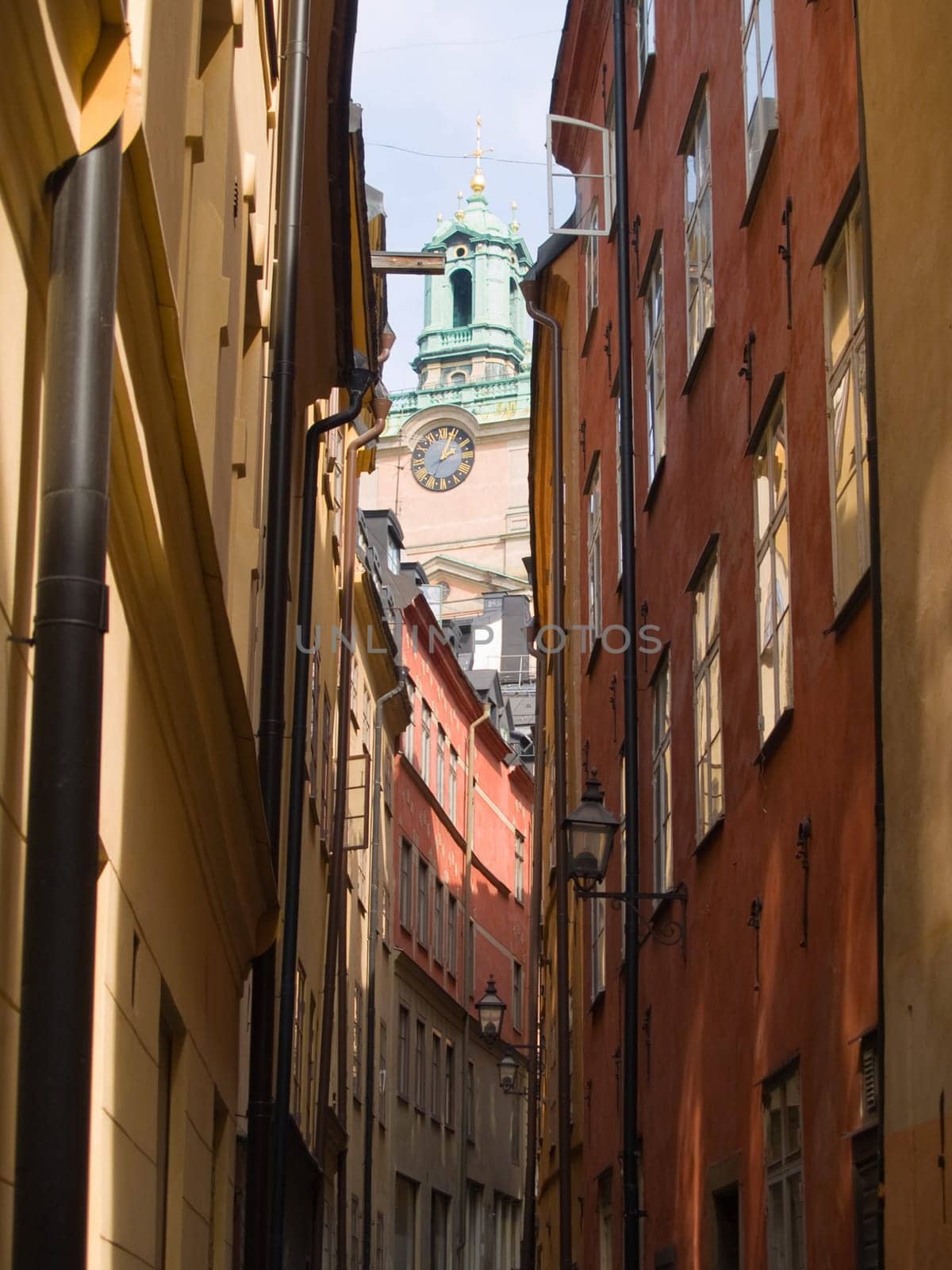 An alley in Gamla Stan, Stockholm Sweden
