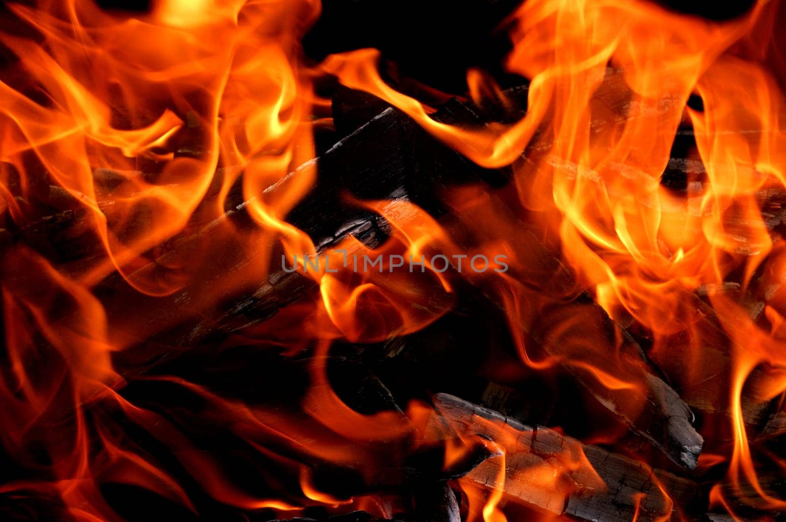 study of pattern and color of flames