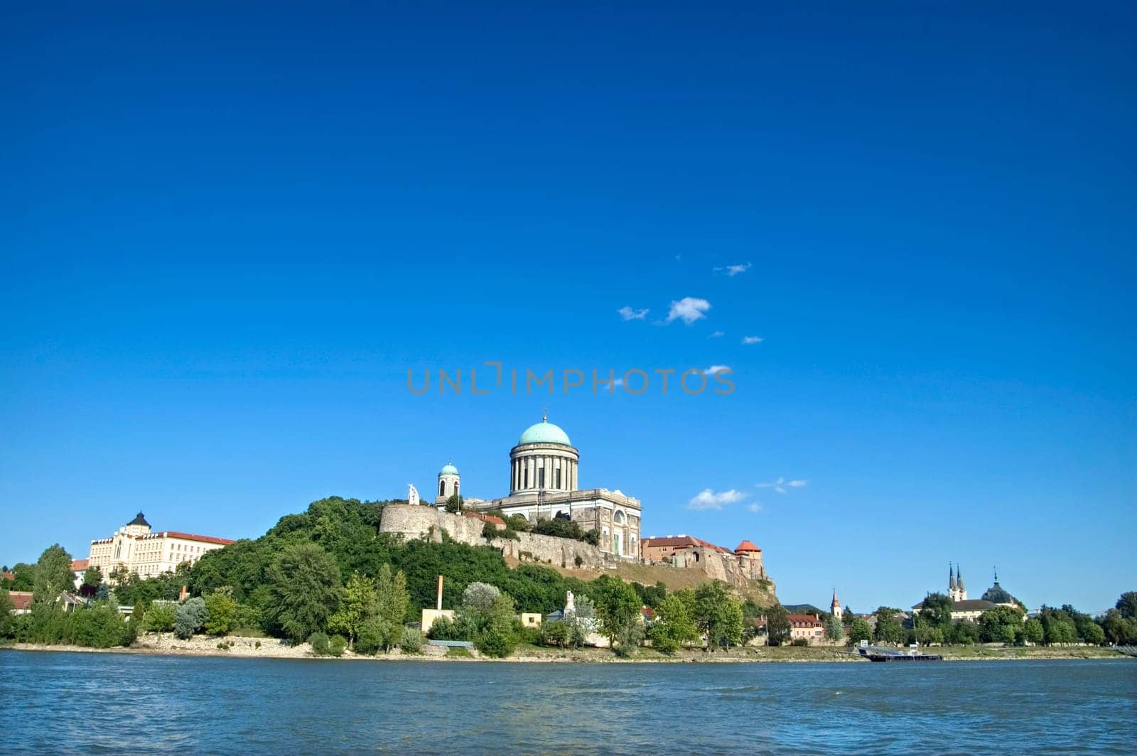 View of the Basilica in Esztergom, Hungary