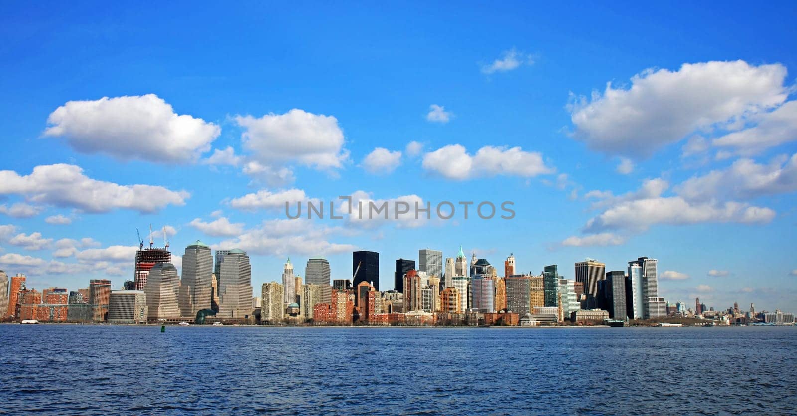 The Lower Manhattan Skyline viewed from Liberty Park New Jersey