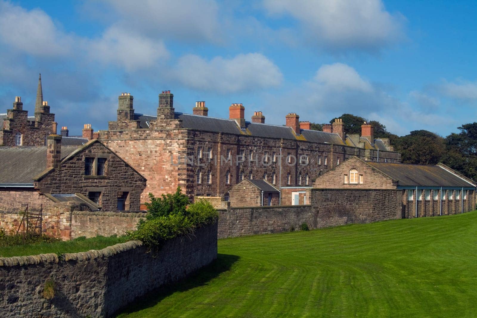 Berwick Barracks were built in the 18th century, one of the first purpose-built barracks in England