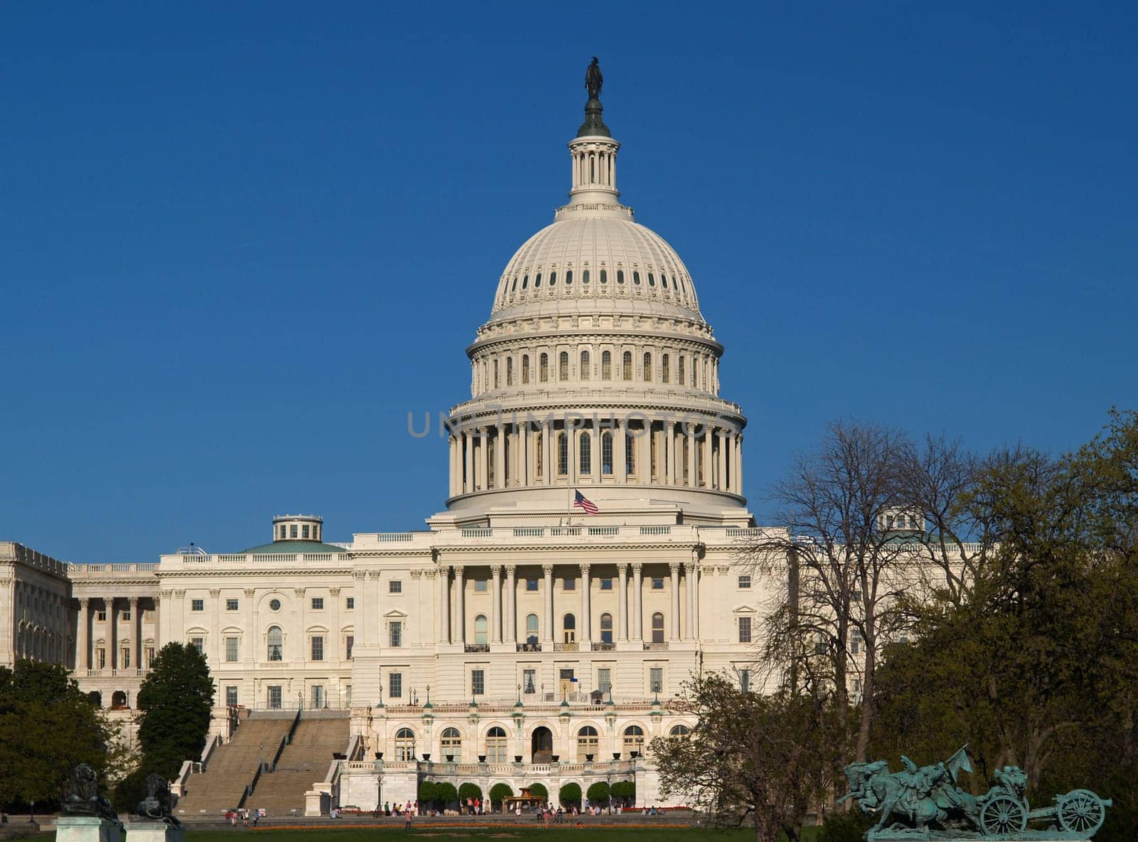 The Capitol building in Washington D.C.