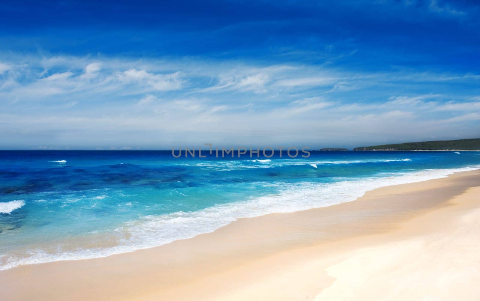 Beautiful beach on the NSW coastline